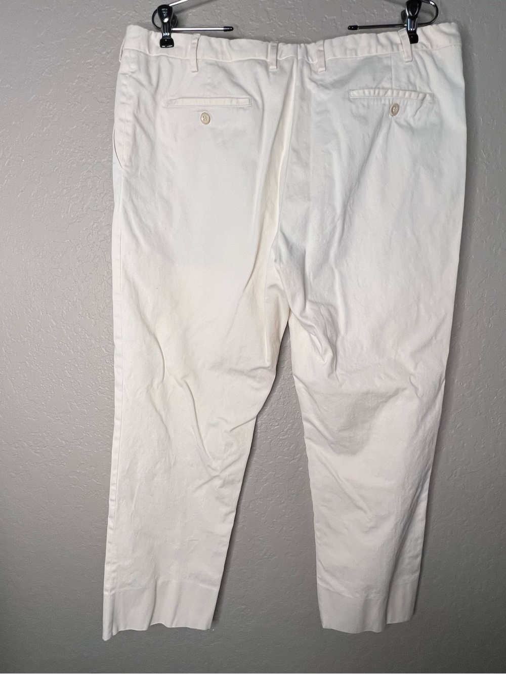 Loro Piana Made in Italy Mens Cream colored Chinos Sz 38 (US) Luxury Summer - Picture 3 of 9